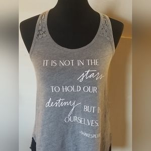 NEW Hollister Shakespeare Womens Empowerment Tank Top X-Small & Fits XS/Small